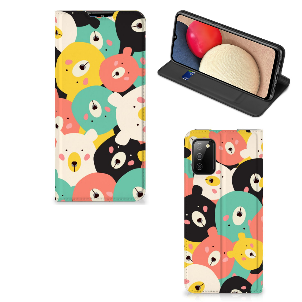Samsung Galaxy M02s | A02s Magnet Case Bears - B2C Telecom