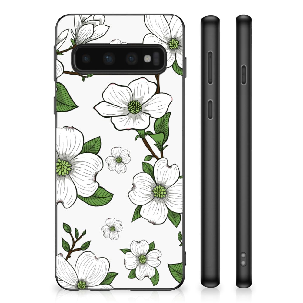 Samsung Galaxy S10 Skin Case Dogwood Flowers