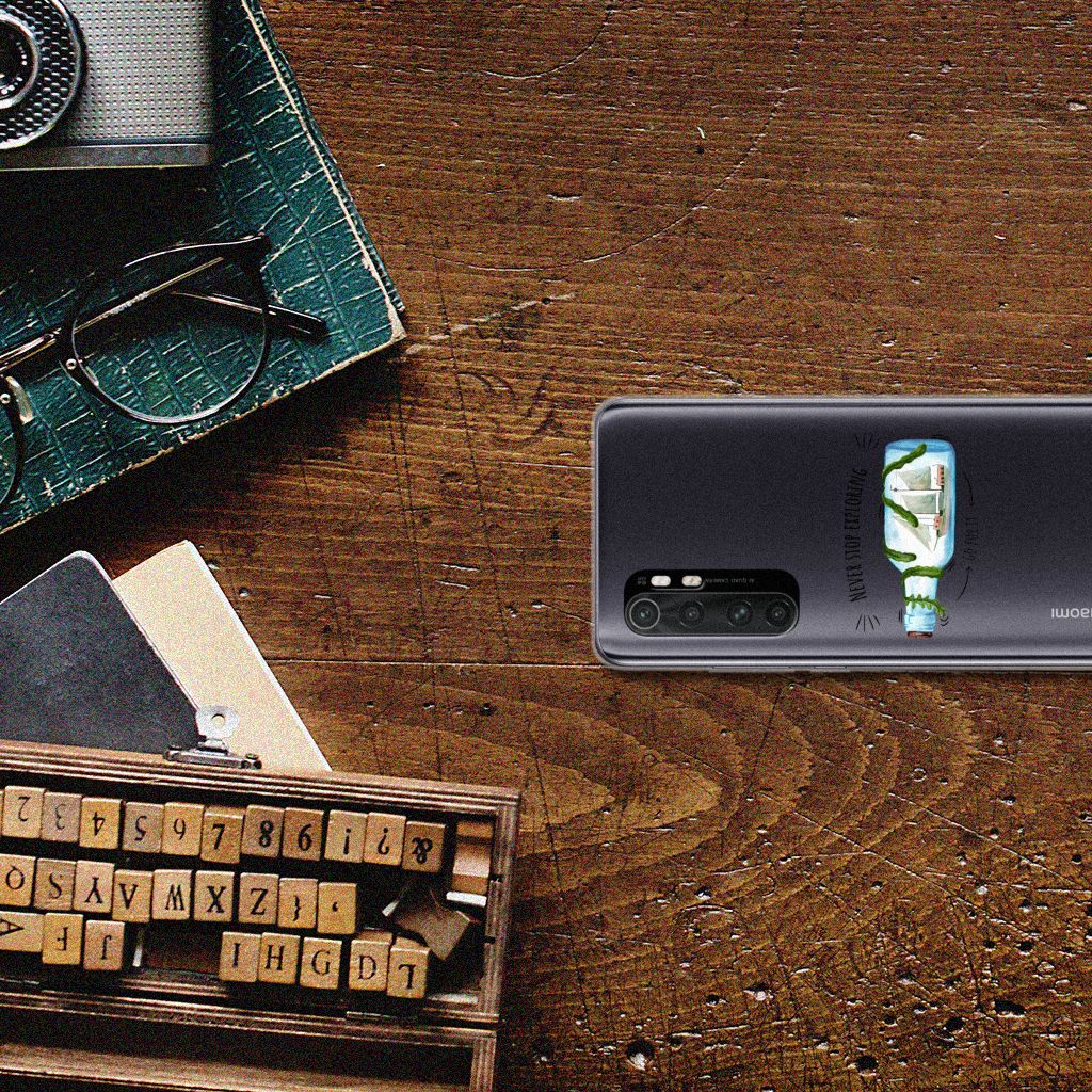 Xiaomi Mi Note 10 Lite Telefoonhoesje met Naam Boho Bottle B2C Telecom