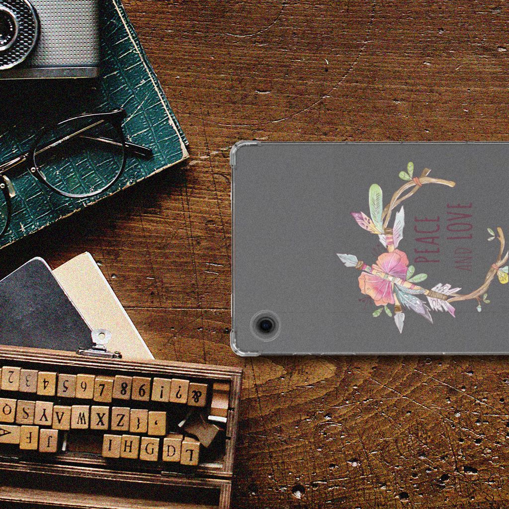 Samsung Galaxy Tab A9 Tablet Back Cover Boho Text
