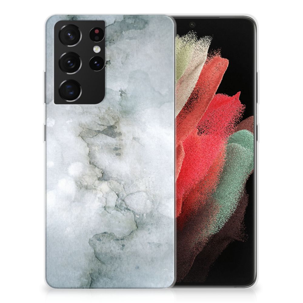 Hoesje maken Samsung Galaxy S21 Ultra Painting Grey B2C Telecom