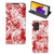 Mobiel BookCase Samsung Galaxy A72 (5G/4G) Angel Skull Rood - B2C Telecom