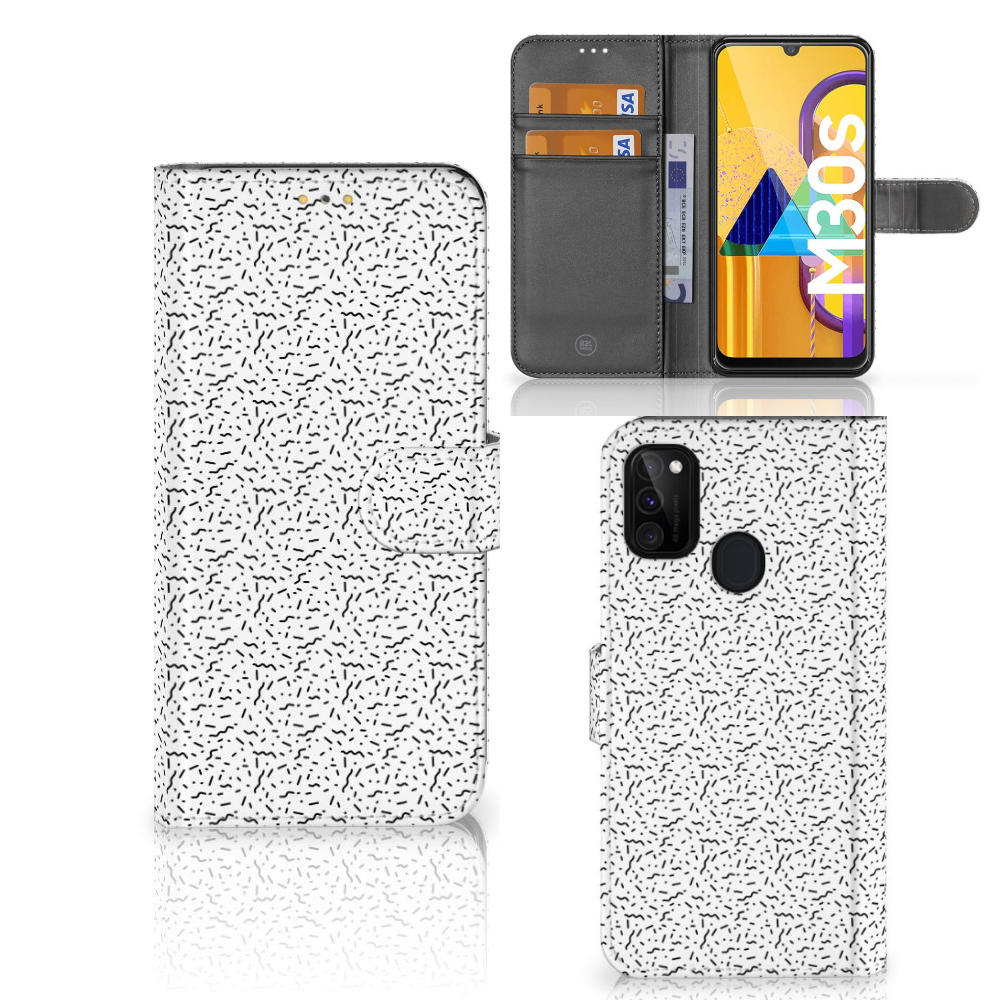 Samsung Galaxy M21 | M30s Telefoon Hoesje Stripes Dots