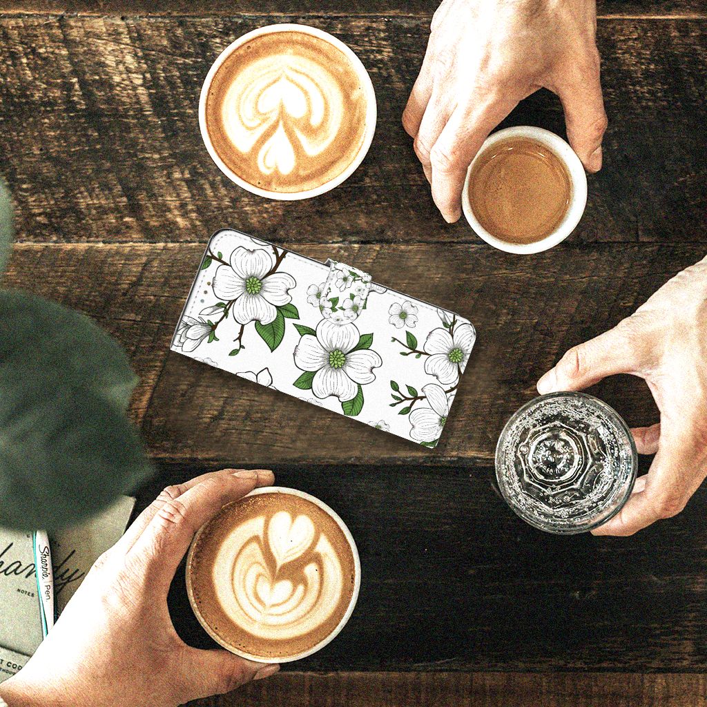 Motorola Moto G52 | Moto G82 Hoesje Dogwood Flowers
