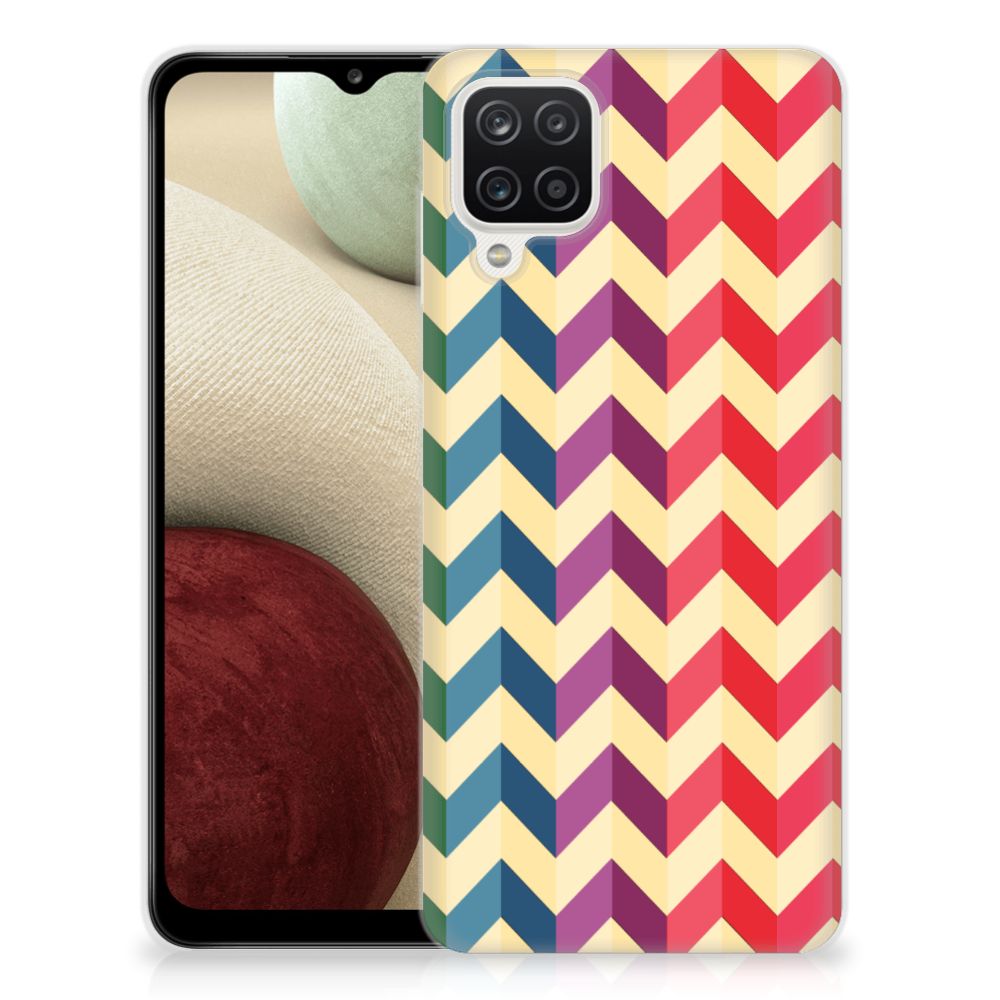 Samsung Galaxy A12 TPU bumper Zigzag Multi Color B2C Telecom
