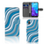 Huawei Y5 (2019) Telefoon Hoesje Waves Blue