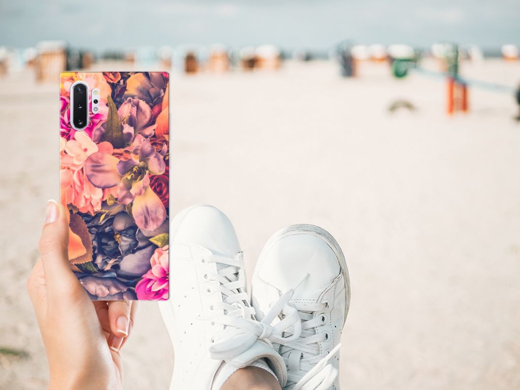 Samsung Galaxy Note 10 Plus TPU Case Bosje Bloemen