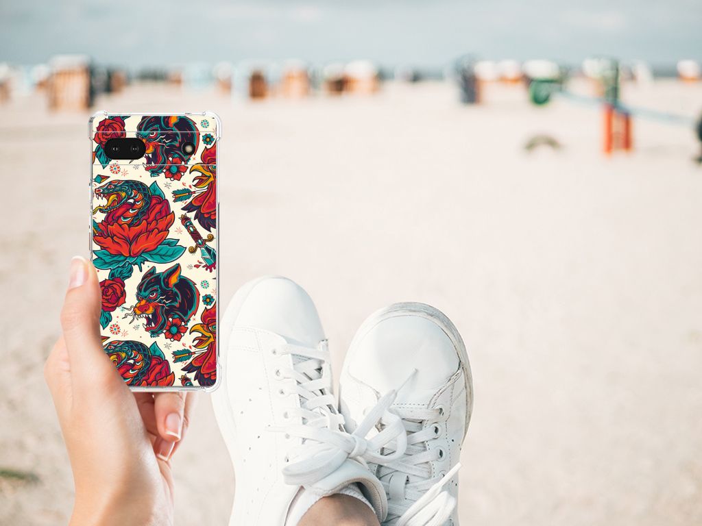 Anti-shock Hoesje met foto voor Google Pixel 6A Old Skool B2C Telecom