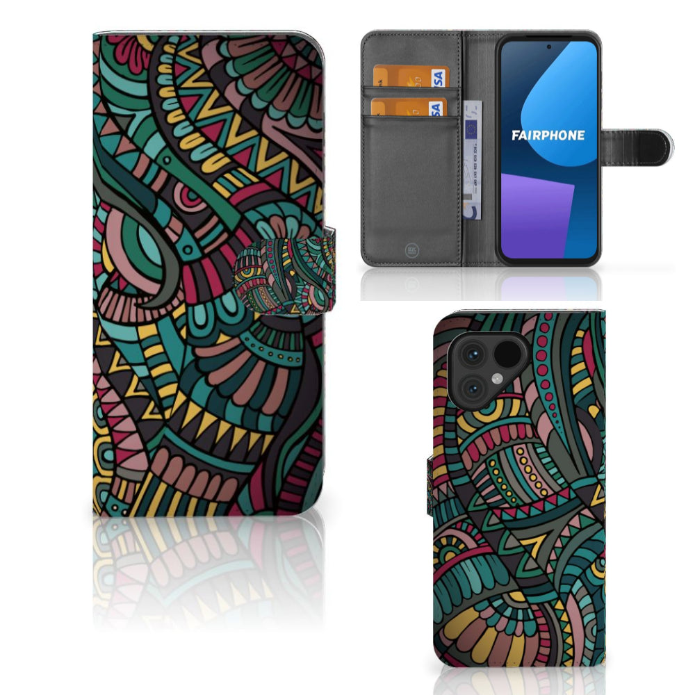Fairphone 5 Telefoon Hoesje Aztec