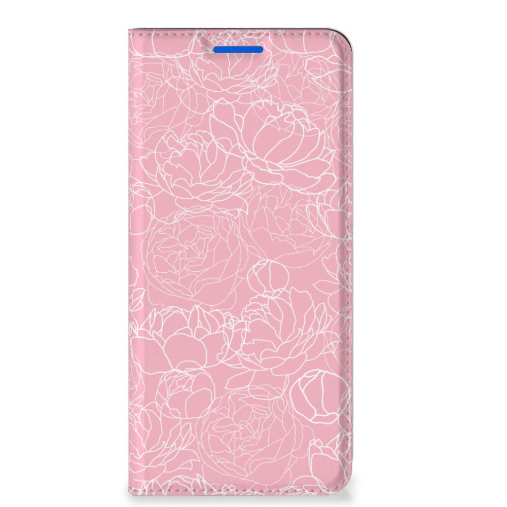OPPO Reno6 5G Smart Cover White Flowers - B2C Telecom