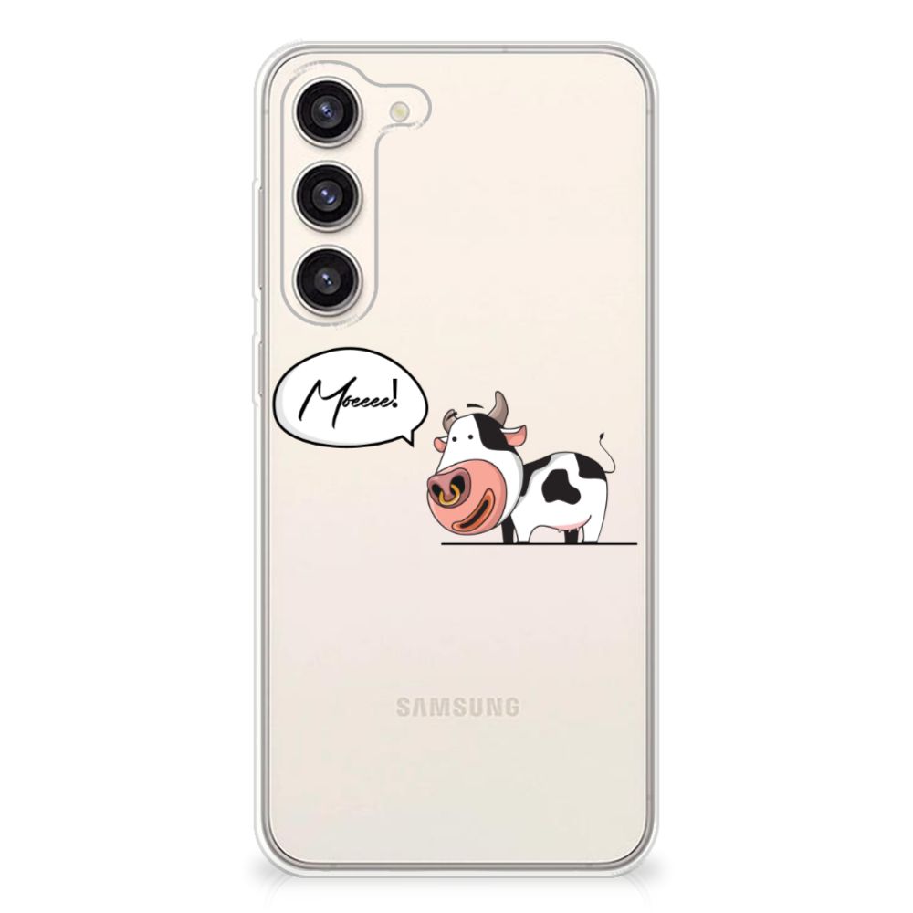 Samsung Galaxy S23 Plus Telefoonhoesje met Naam Cow