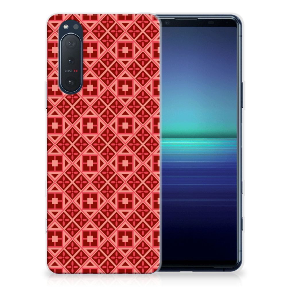 Sony Xperia 5II TPU bumper Batik Rood B2C Telecom