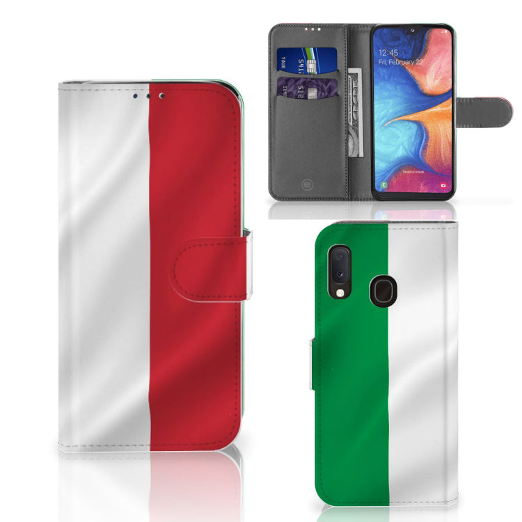 Samsung Galaxy A20e Bookstyle Case Italië