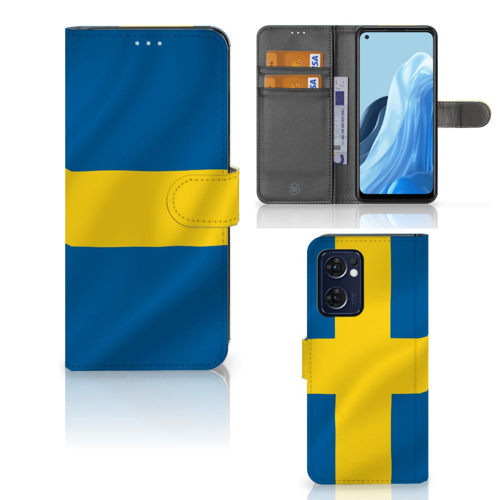 OPPO Find X5 Lite | Reno 7 5G Bookstyle Case Zweden
