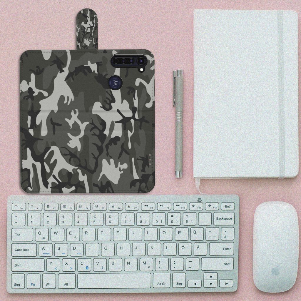 Motorola Moto G Pro Telefoon Hoesje Army Light