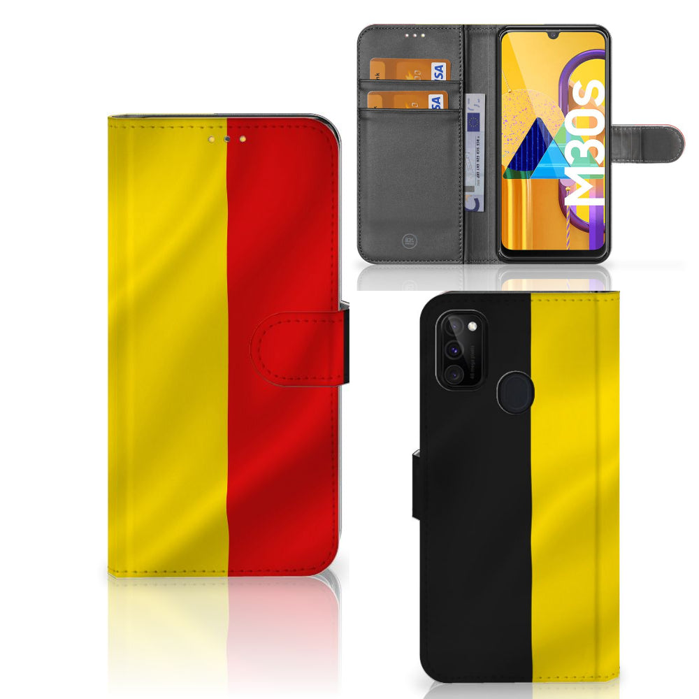 Samsung Galaxy M21 | M30s Bookstyle Case Belgische Vlag
