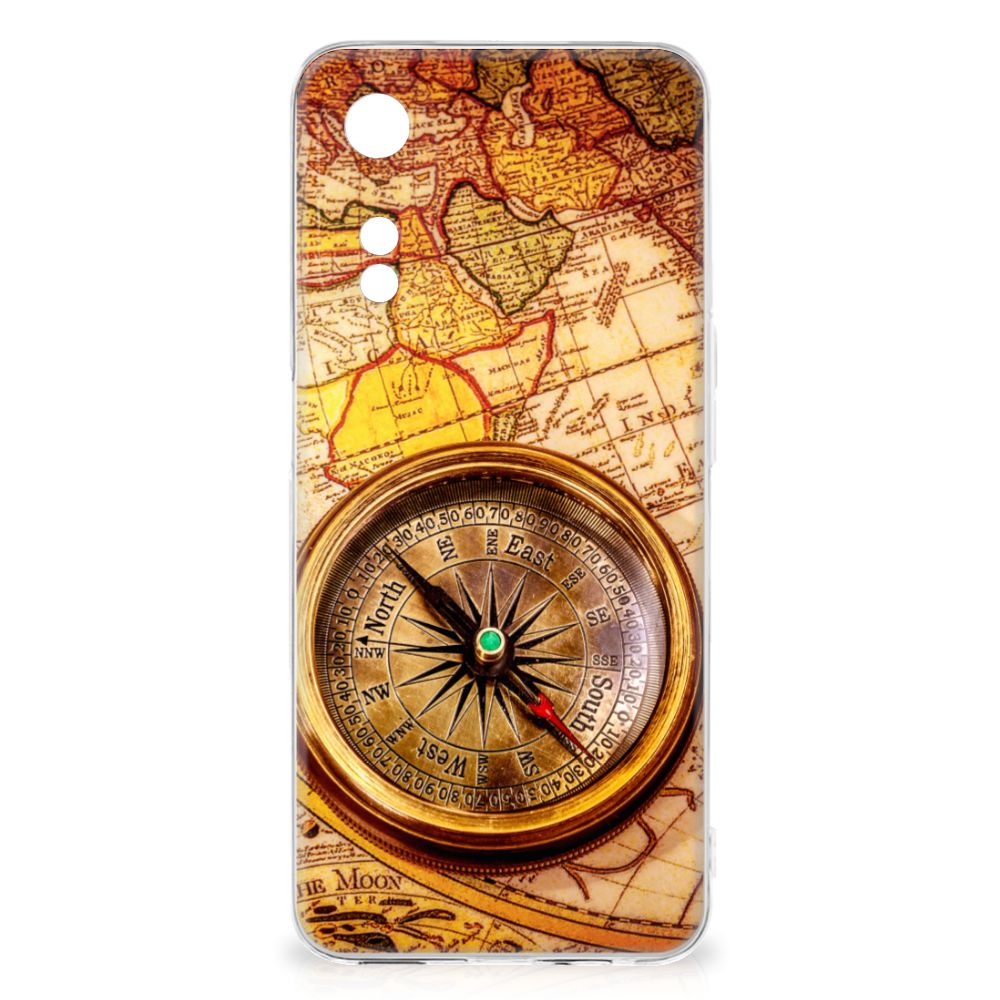 OPPO A78 5G | A58 5G Siliconen Back Cover Kompas