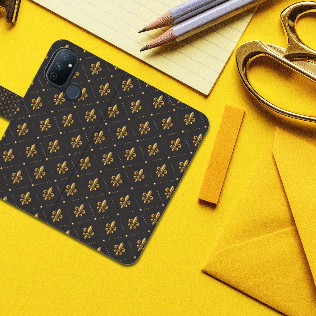 OnePlus Nord N100 Telefoon Hoesje Franse Lelie
