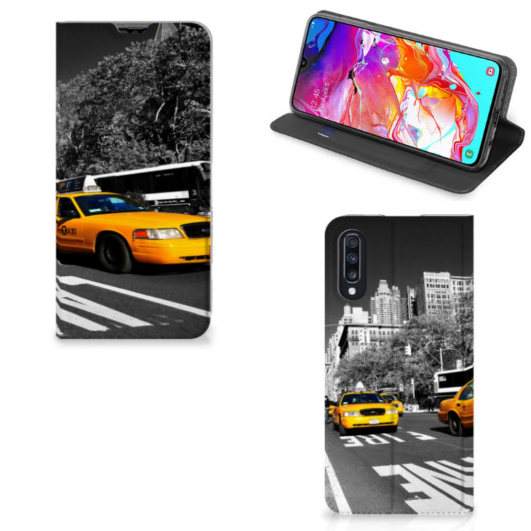 Samsung Galaxy A70 Book Cover New York Taxi