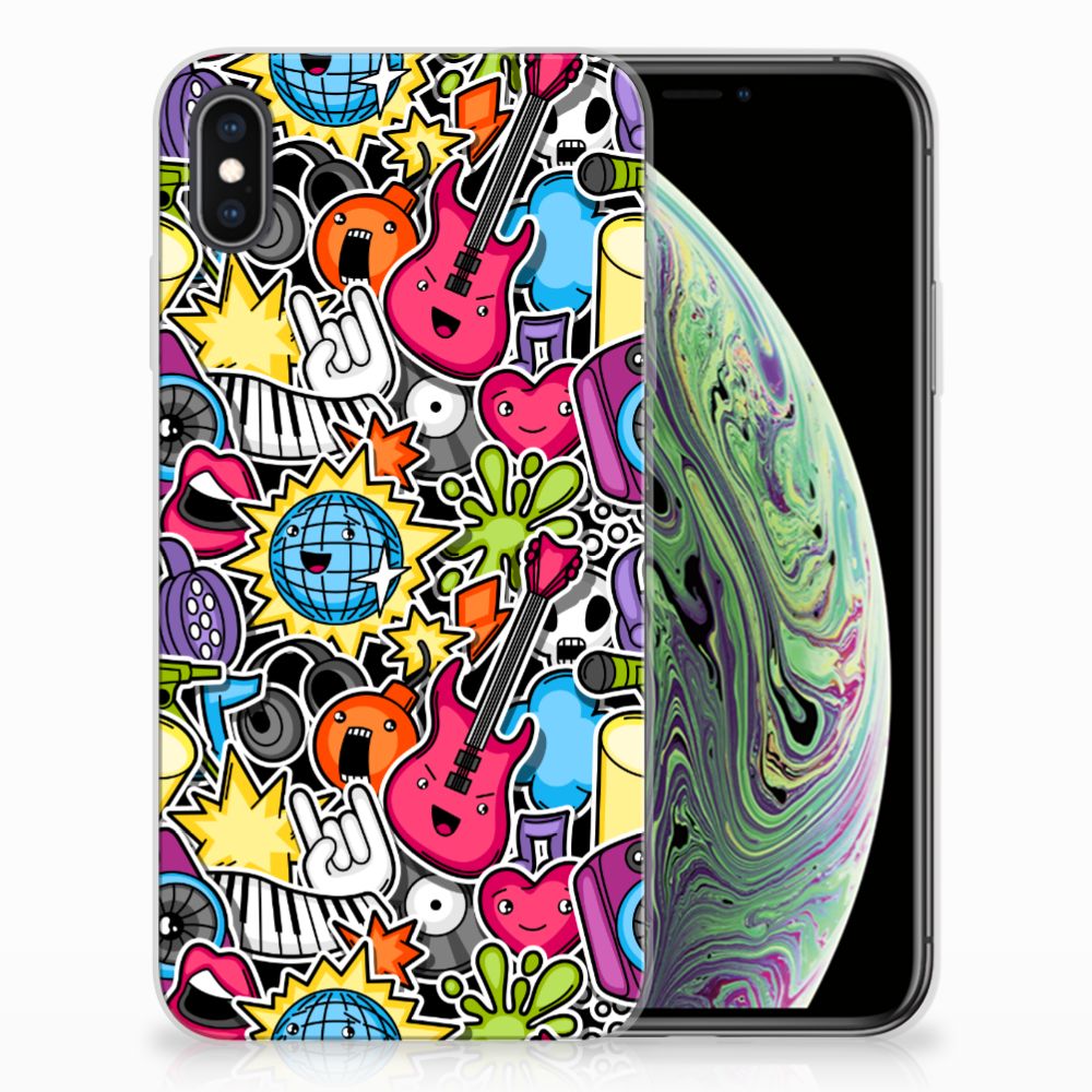 Apple iPhone Xs Max Silicone Back Cover Punk Rock