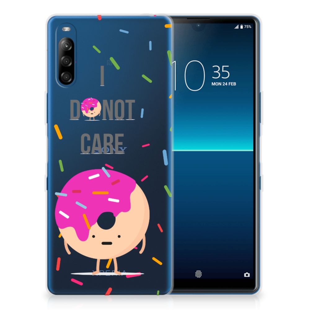 Sony Xperia L4 Siliconen Case Donut Roze