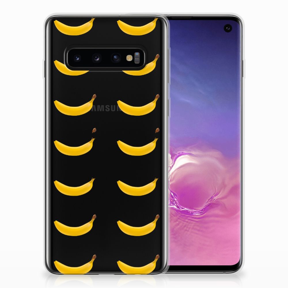 Samsung Galaxy S10 Siliconen Case Banana