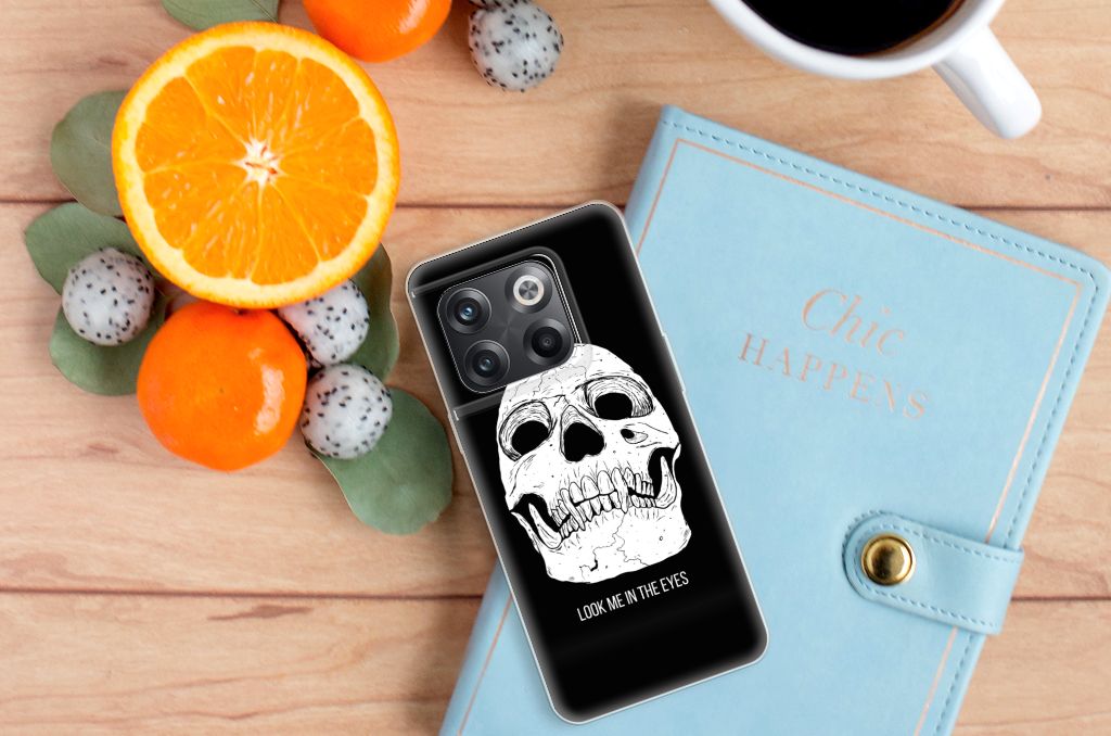 Silicone Back Case OnePlus 10T Skull Eyes B2C Telecom