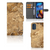 Motorola Moto E32 | Moto E32s Bookcase Marmer Creme met luxe marmerdesign en beschermende TPU-siliconen binnenkant.