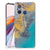 Xiaomi Redmi 12C Anti-Shock Hoesje Marble Blue Gold