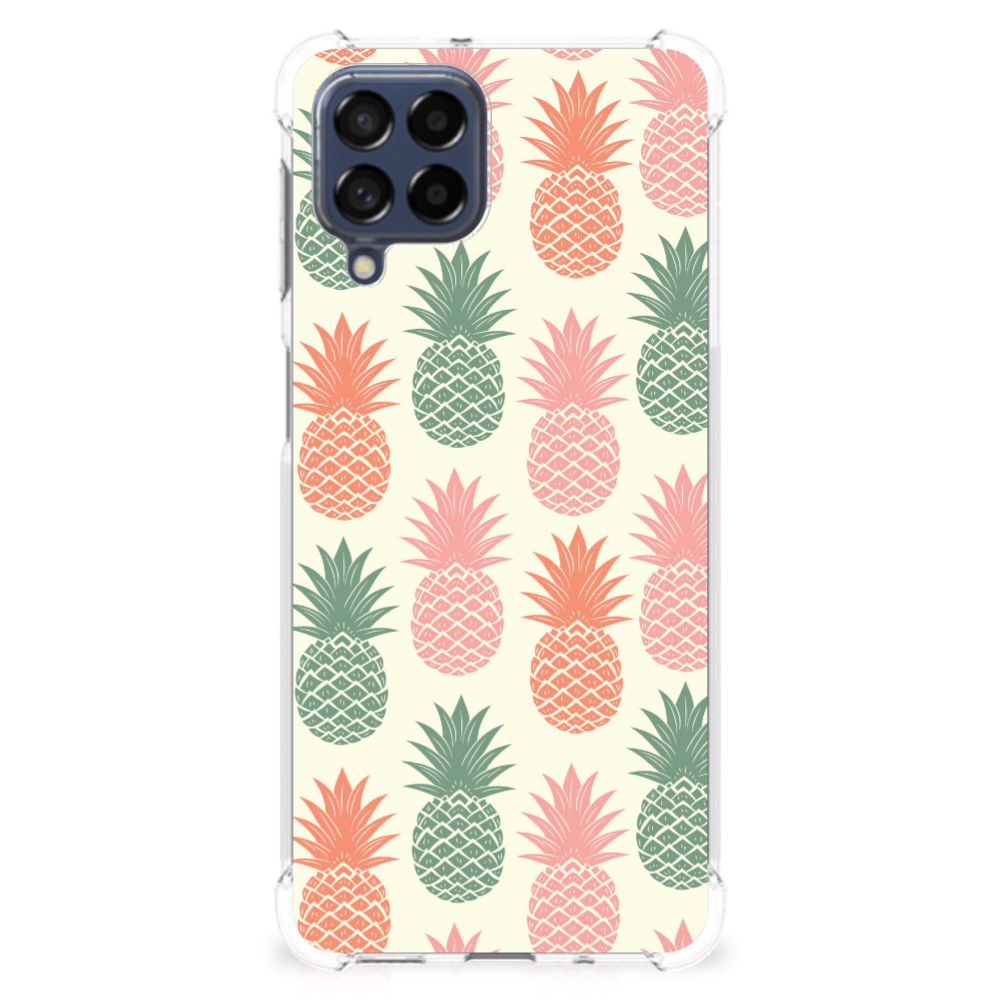 Samsung Galaxy M53 Beschermhoes Ananas B2C Telecom