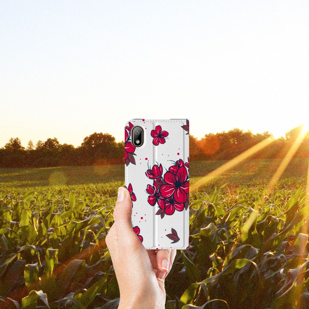 Huawei Y5 (2019) Smart Cover Blossom Red - B2C Telecom
