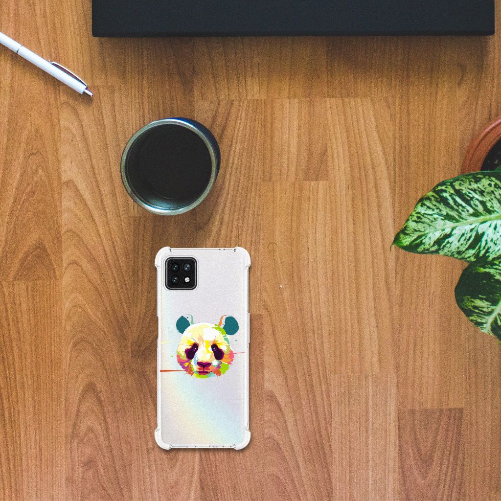 OPPO A53 5G | A73 5G Stevig Bumper Hoesje Panda Color B2C Telecom