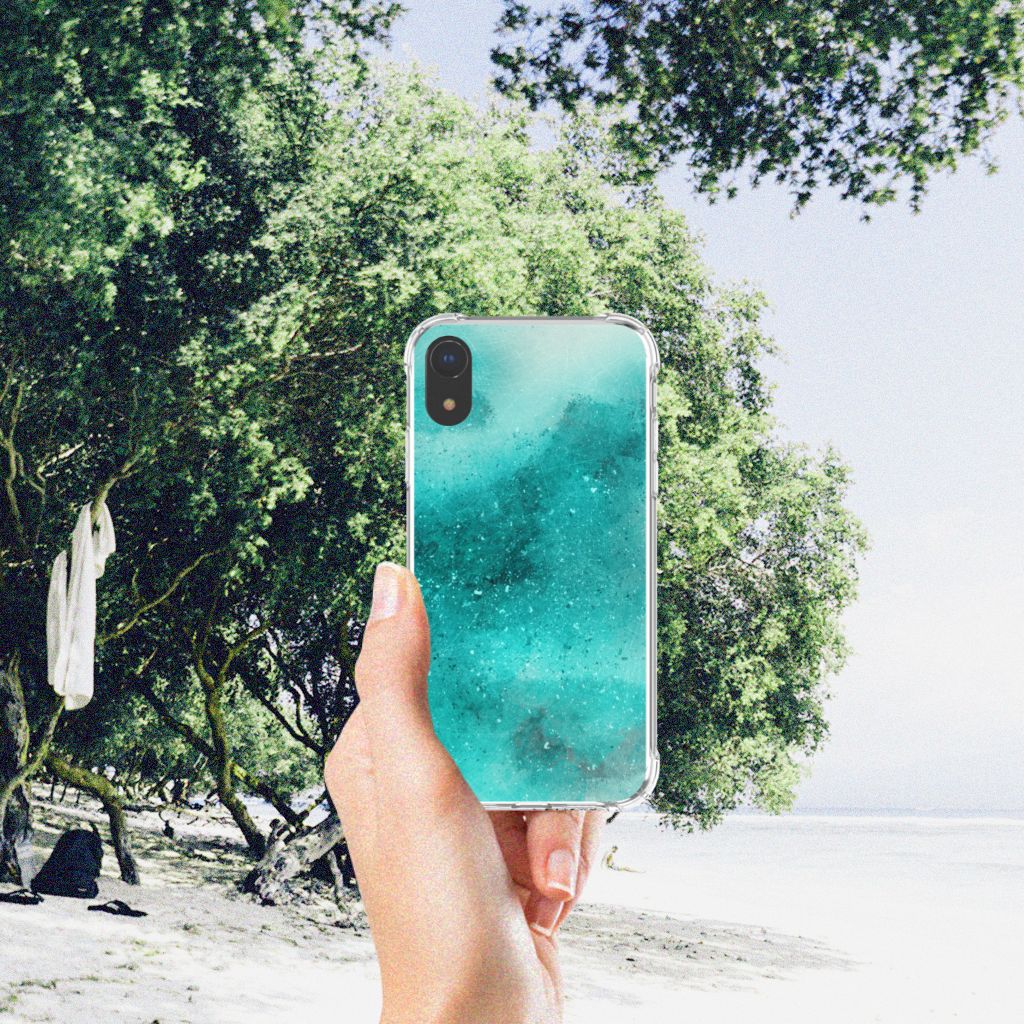 Back Cover Apple iPhone Xr Painting Blue