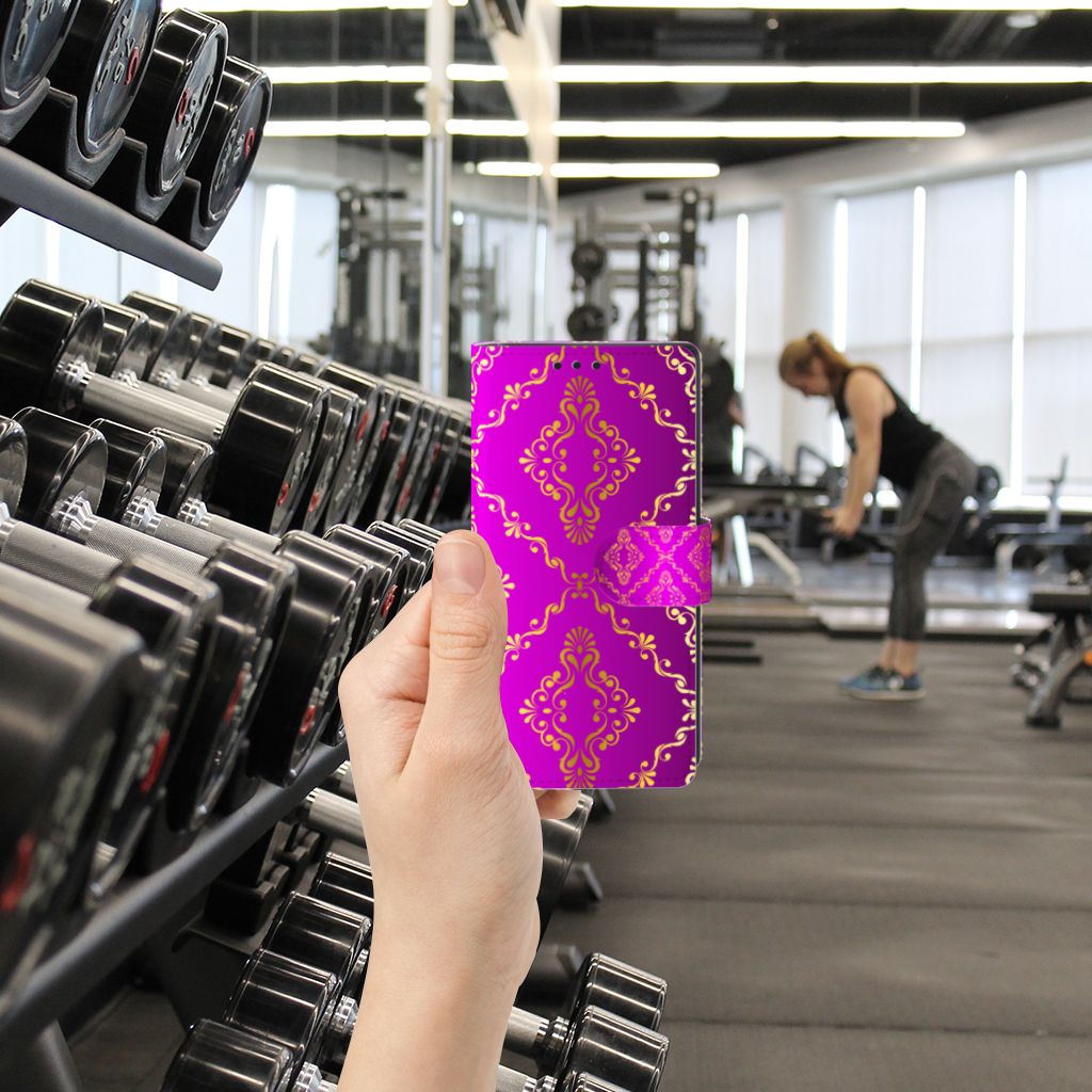 Wallet Case Sony Xperia XA1 Barok Roze