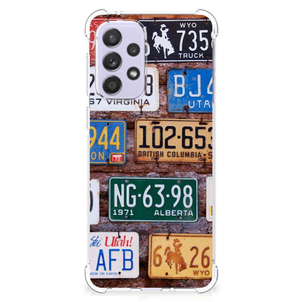 Samsung Galaxy A33 Anti-shock Hoesje met foto Kentekenplaten B2C Telecom