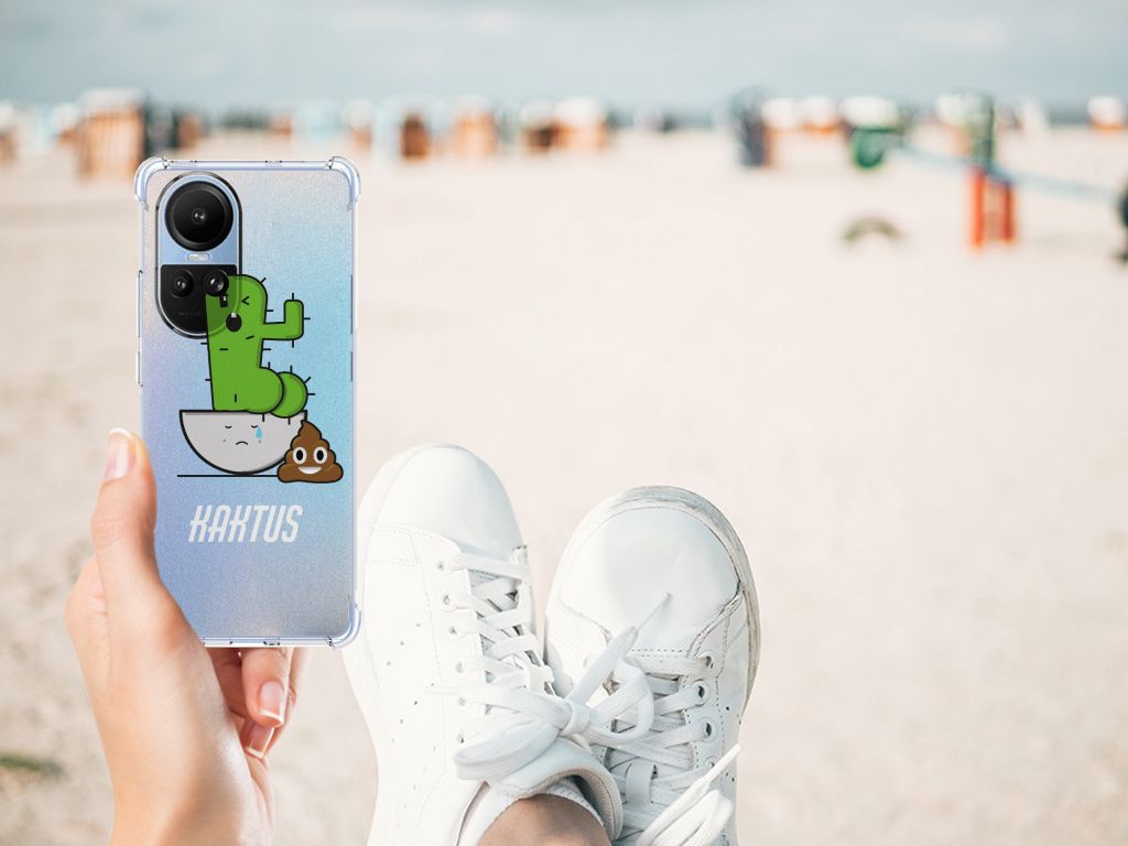 OPPO Reno10 | 10 Pro Stevig Bumper Hoesje Cactus Poo B2C Telecom