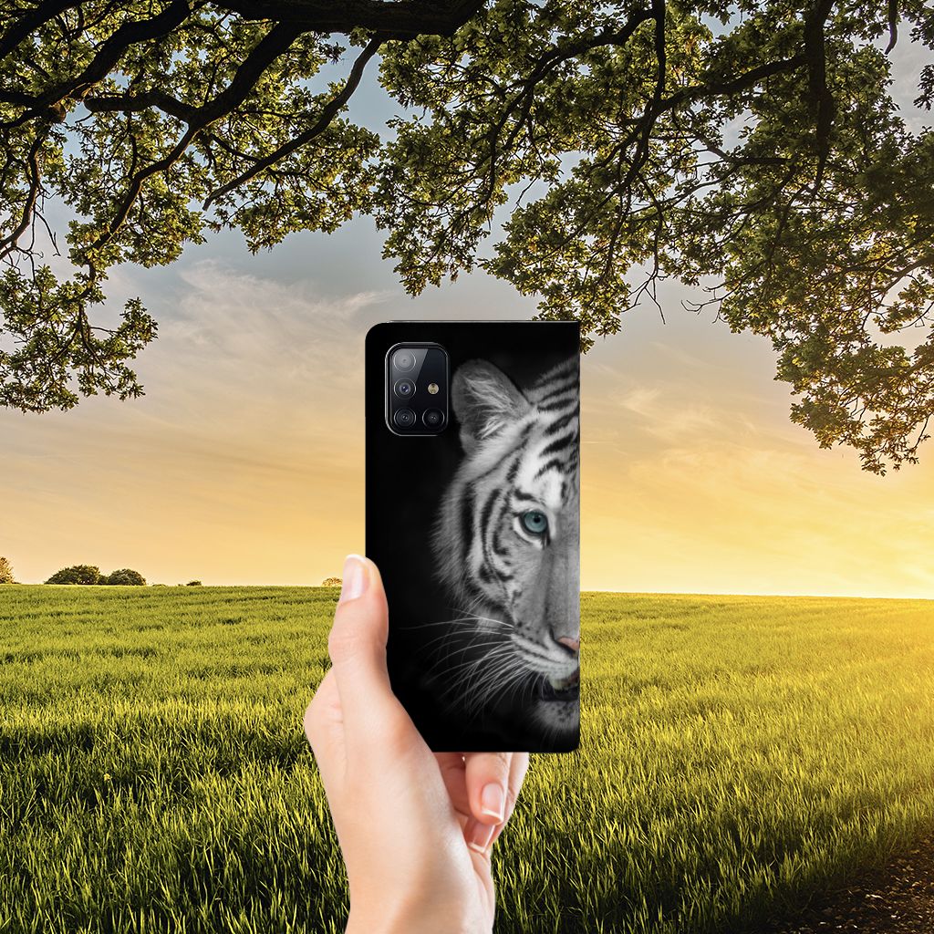Samsung Galaxy A71 Hoesje maken Tijger - B2C Telecom