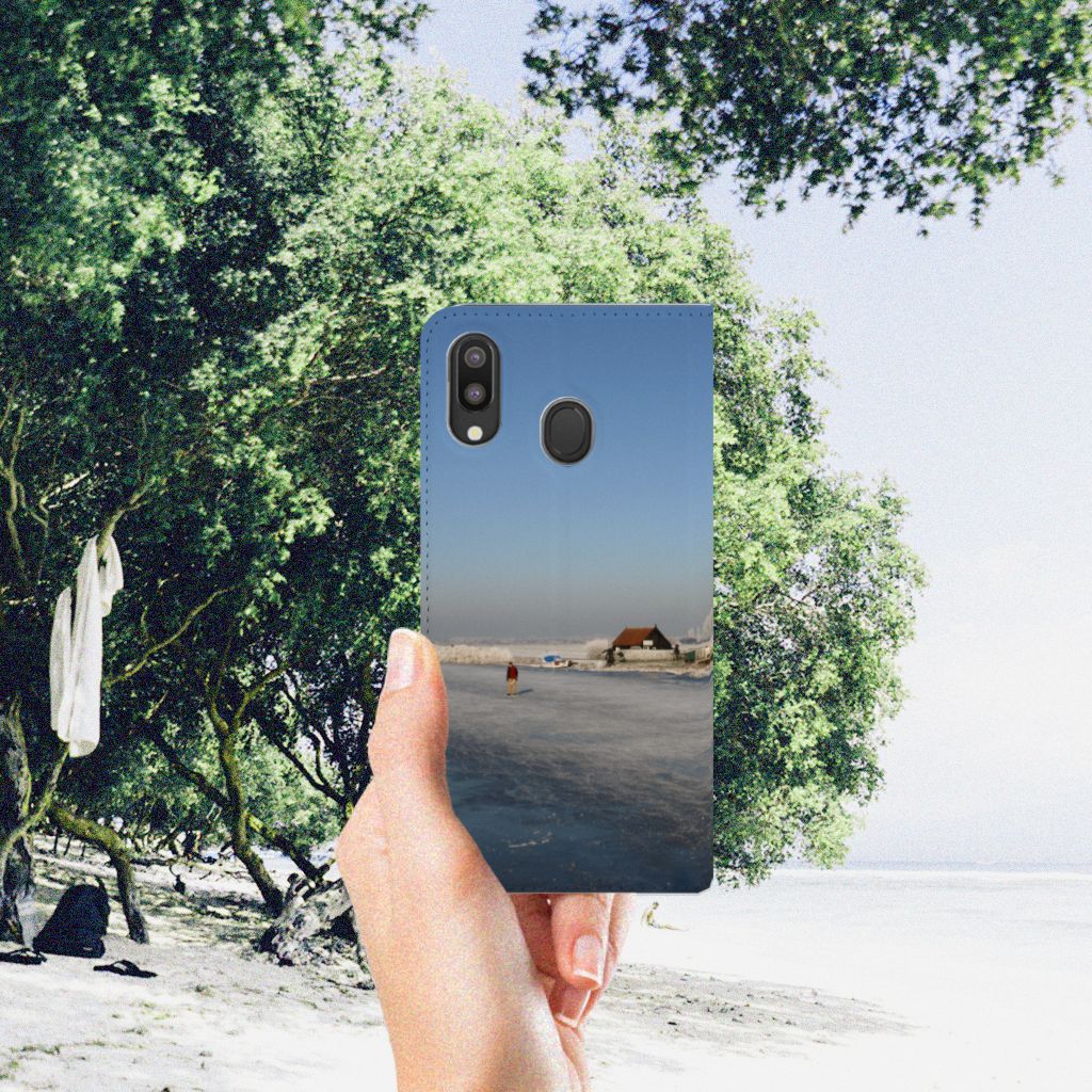 Samsung Galaxy M20 Book Cover Schaatsers