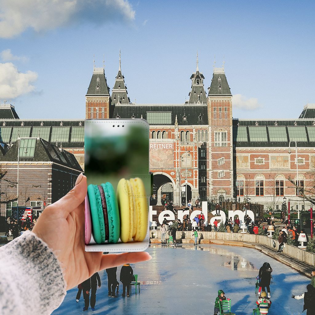 Samsung Galaxy J6 2018 Book Cover Macarons