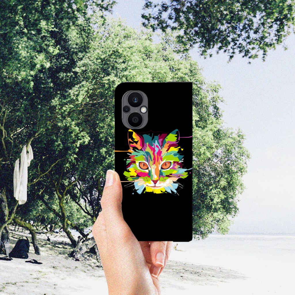 OPPO Reno8 Lite Magnet Case Cat Color - B2C Telecom