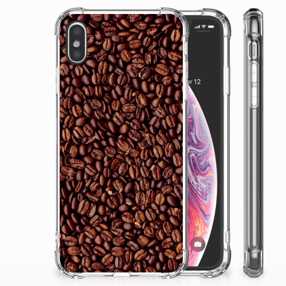 Apple iPhone Xs Max Beschermhoes Koffiebonen
