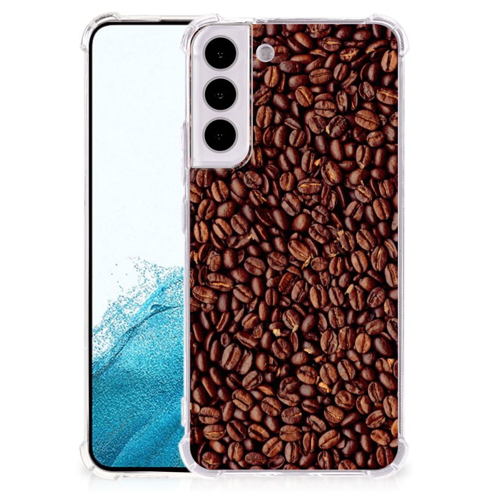 Samsung Galaxy S22 Plus Beschermhoes Koffiebonen B2C Telecom