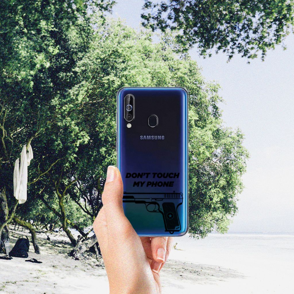 Samsung Galaxy A60 Silicone-hoesje Pistol DTMP