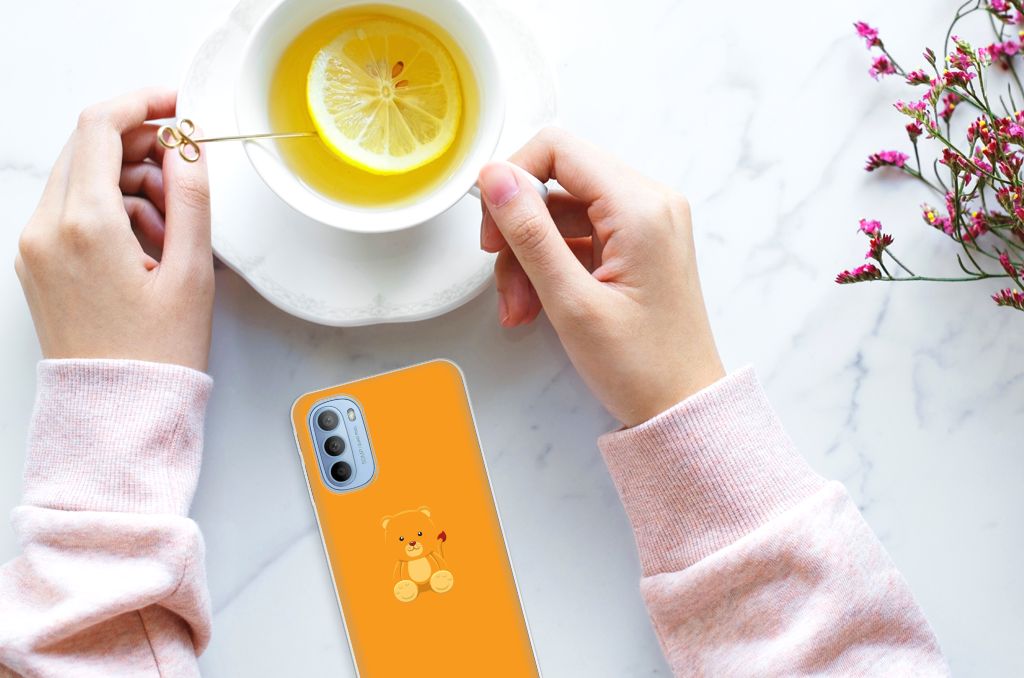 Motorola Moto G31 | G41 Telefoonhoesje met Naam Baby Beer B2C Telecom