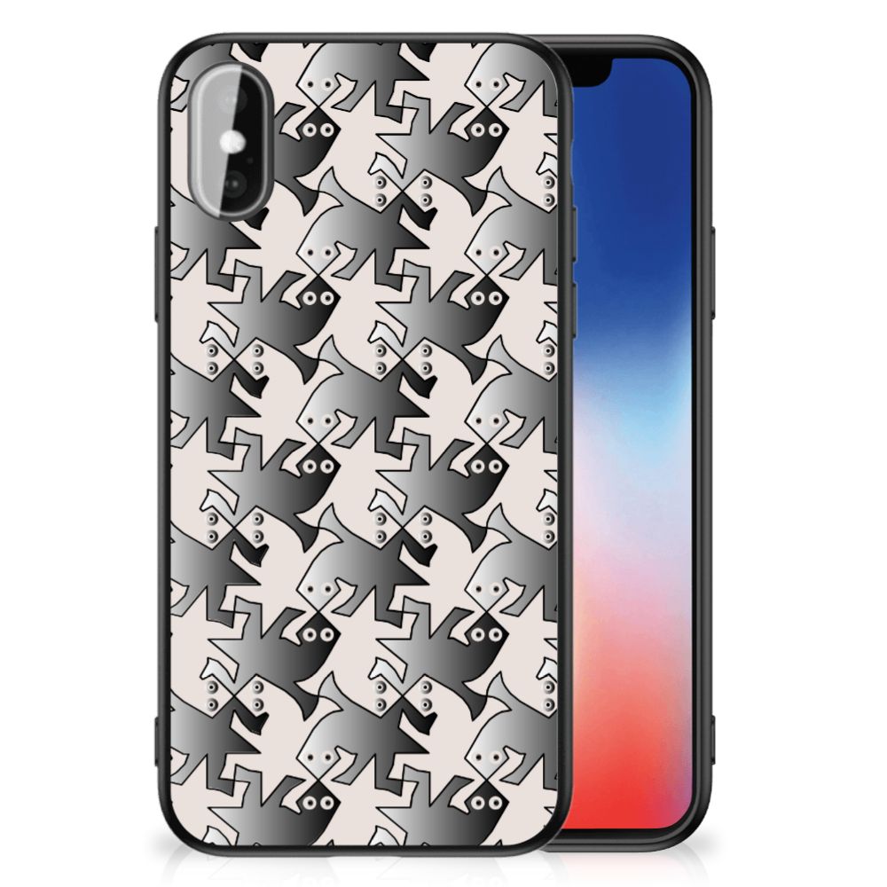 iPhone X | Xs Dierenprint Telefoonhoesje Salamander Grey