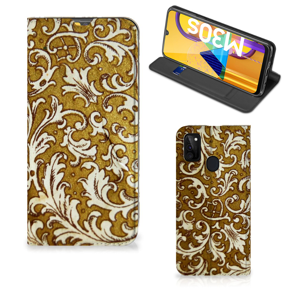 Telefoon Hoesje Samsung Galaxy M30s | M21 Barok Goud - B2C Telecom
