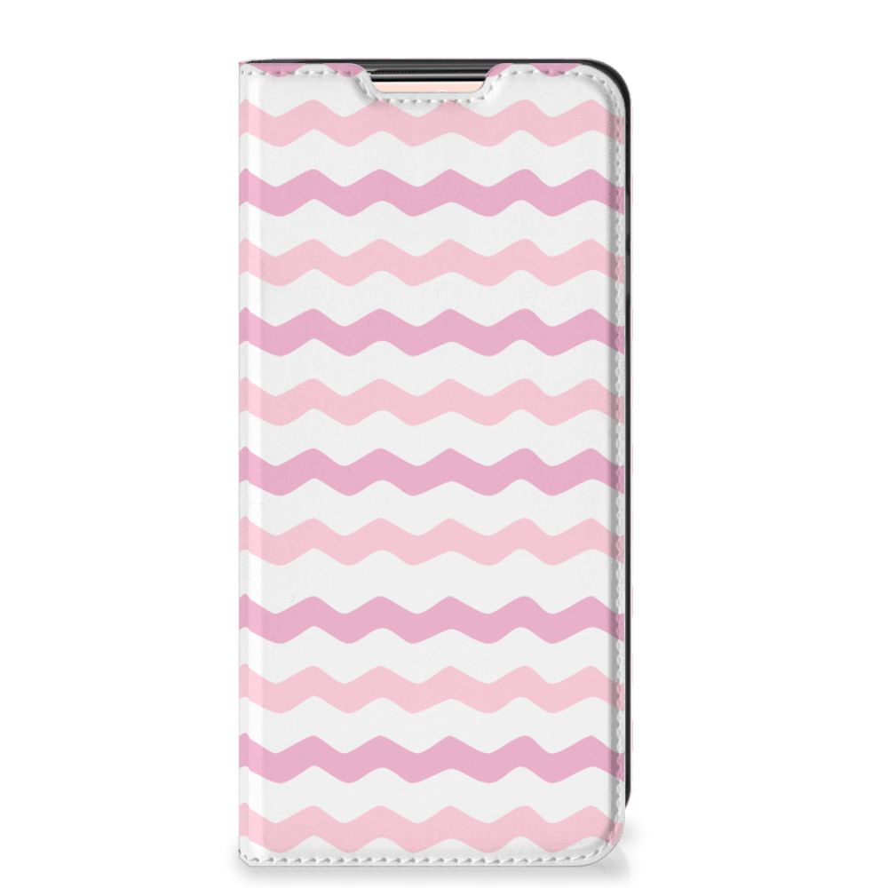 Xiaomi Redmi Note 10/10T 5G | Poco M3 Pro Hoesje met Magneet Waves Roze - B2C Telecom