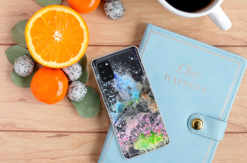 Hoesje maken Samsung Galaxy A31 Vogel B2C Telecom