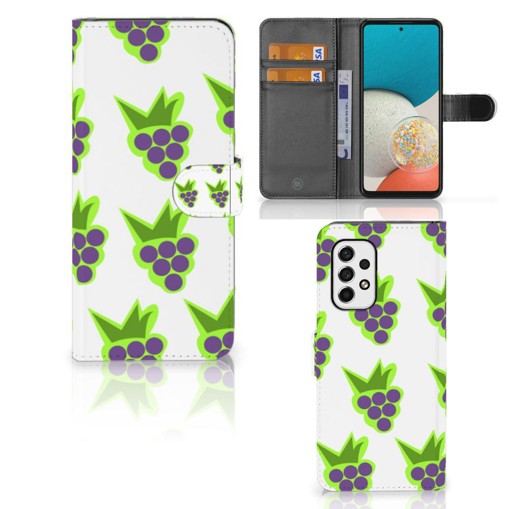 Samsung Galaxy A53 Book Cover Druiven