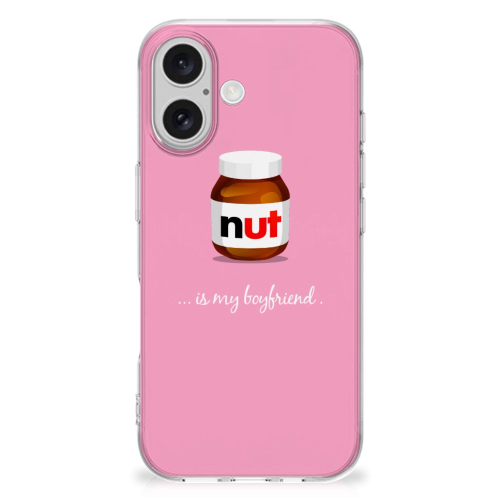 iPhone 16 plus Siliconen Case Nut Boyfriend